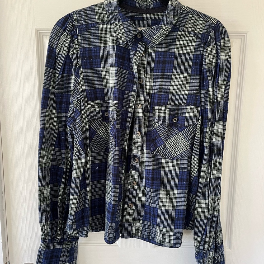 We The Free Sun City Plaid button up - Picture 2 of 5